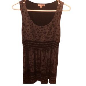 Gray and black size small summer dress